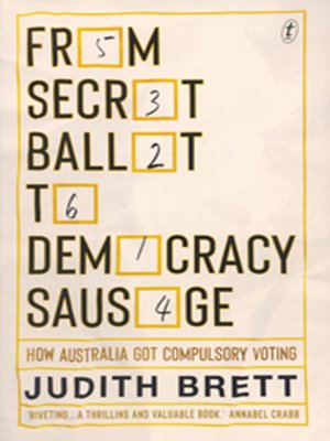 cover image of From Secret Ballot to Democracy Sausage
